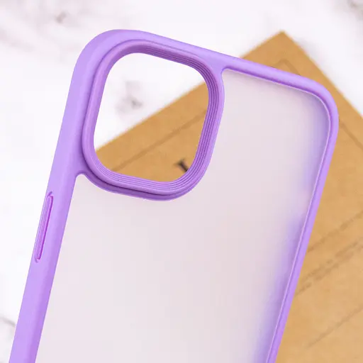 Чохол Epik TPU+PC Metal Buttons для Apple iPhone 15, 6.1 Бузковий - фото 6