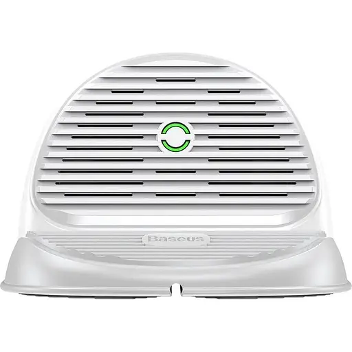 Бездротовий зарядний пристрій Baseus Silicone Horizontal Desktop Wireless Charger White - фото 1