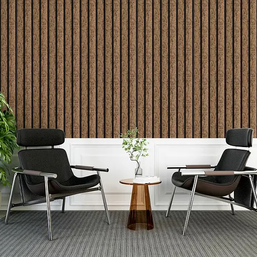 Рейка декоративна Wall Sticker PS 2900х120х12 мм Шоколадний мармур SW-00001754 - фото 6