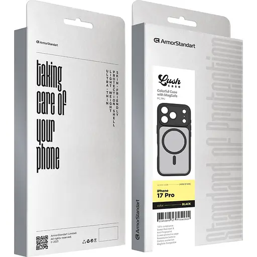 Чохол ArmorStandart Lush MagCase для Apple iPhone 17 Pro Black (ARM87488)  [147188] - фото 3