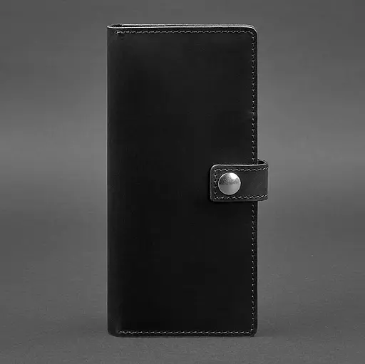 Кожаный Тревел-кейс (органайзер для документов) 6.0 черный Crazy Horse - фото 5