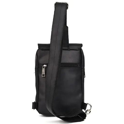 Рюкзак кожаный слинг на одно плечо TARWA 18х27х4.5 см sum0028237 - фото 2