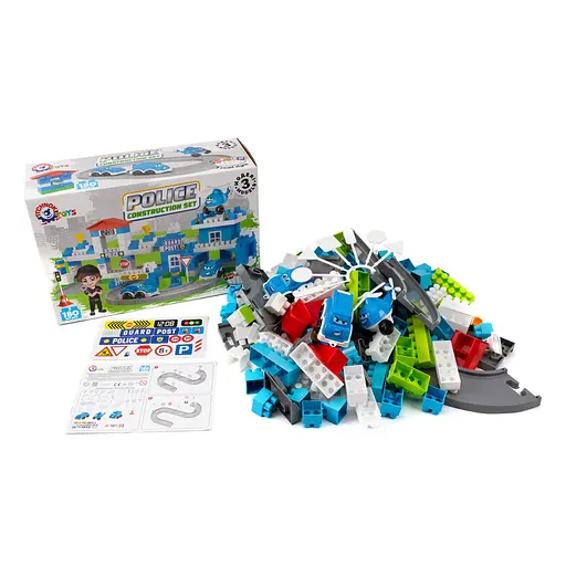 Игровой набор конструктор Police ТехноК 8447TXK 180 деталей - фото 3