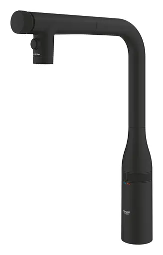 Змішувач для кухні Grohe Essence 31892KF0 Чорний матовий - фото 4