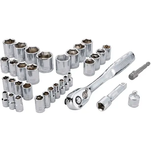 Набір головок DeWalt  1/4", 3/8", 34 предмети (DWMT45034-0) - фото 3