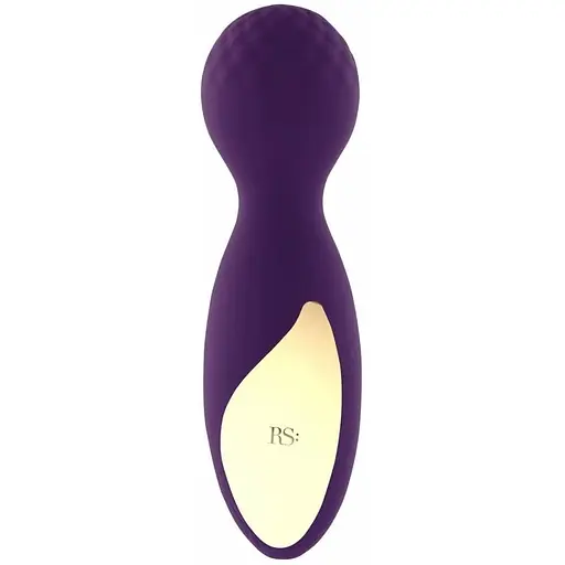 Вібромасажер Rianne S Lovely Leopard Mini Wand 12 см фіолетовий