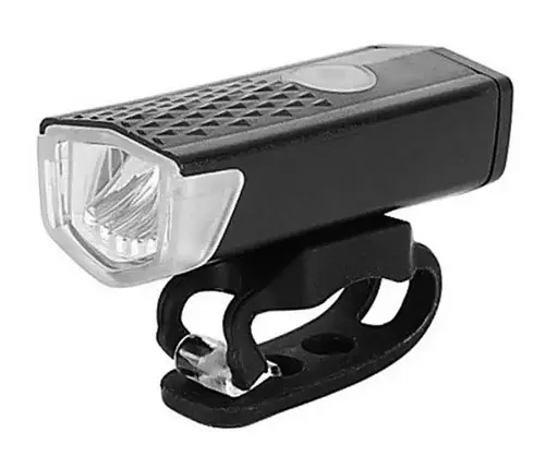 Вело фара Raypal RPL-2255 велосипедный аккумуляторный водонепроницаемый фонарь USB 300 Lumens 800 mAh - фото 1