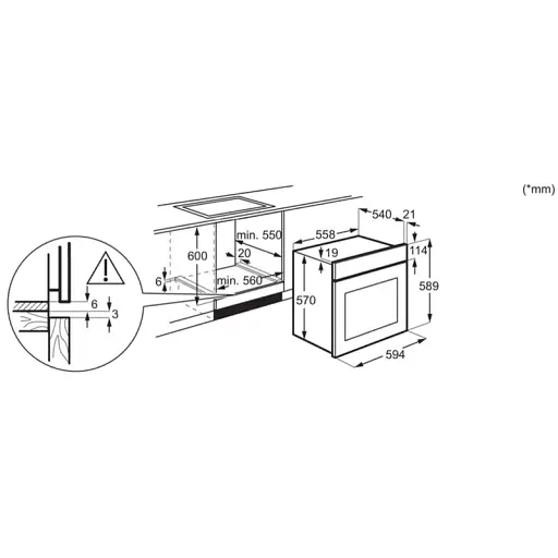 Электрическая духовка Electrolux EOD 3F40BX - фото 6