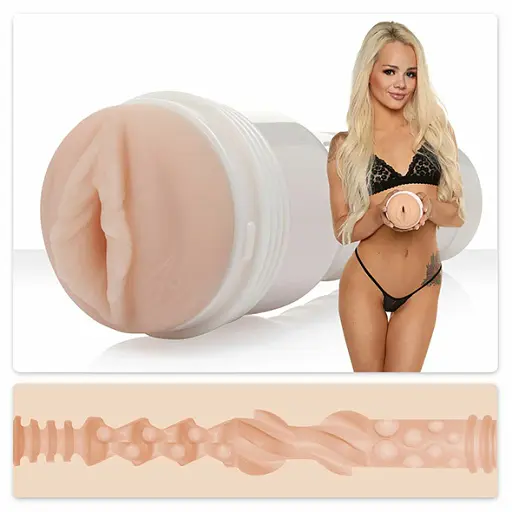 Реалистичный мастурбатор Fleshlight Elsa Jean Tasty телесный - фото 2