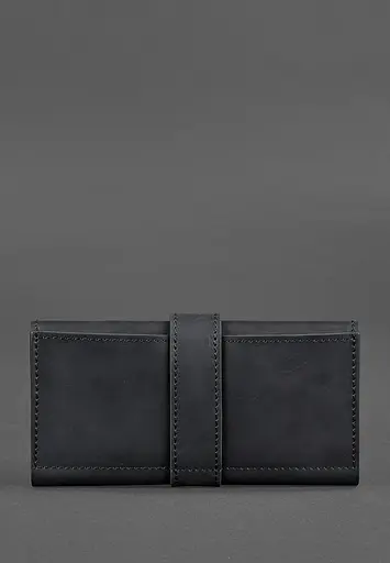 Кожаный портмоне 3.0 черный Crazy Horse - фото 6