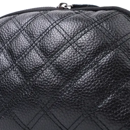 Женская сумка Vintage прошита ромбами на лицевой стороне из натуральной кожи 19.5х12.5х7 см sum0027554 - фото 7