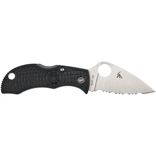 Нож Spyderco Manbug Lightweight Leaf Serrated - фото 2