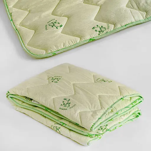 Одеяло "бамбук" стеганное микрофибра, силиконизированное волокно, 90х120 см "homefort"