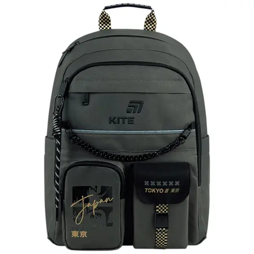 Рюкзак Kite Education 584 Tokyo Vibe Хакі (K26-584M-4) - фото 1