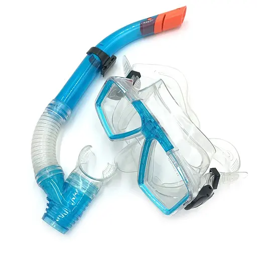 Набір для плавання DLV NE-SW-42-BL, (маска і трубка) - фото 2