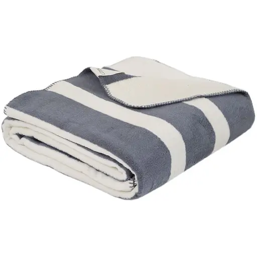 Плед Lotus Home Infinity Stripe серый 200х220 см (svt-2000022346054) - фото 2