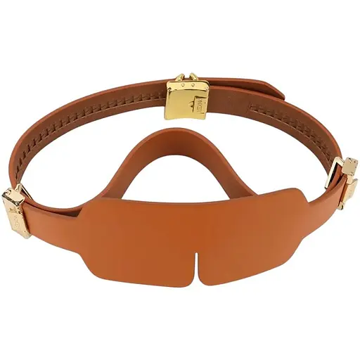 Маска на очі Lockink Luxury Leather Blindfold Kit коричневий