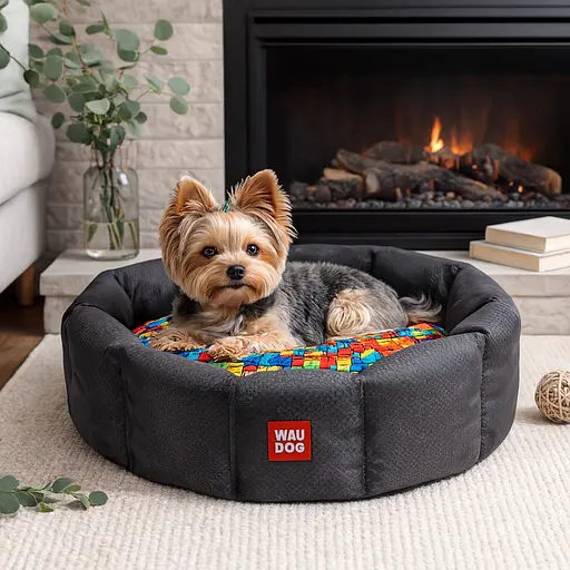 Лежанка для собак Waudog Relax Блоки S 34х45х17 см  - фото 4