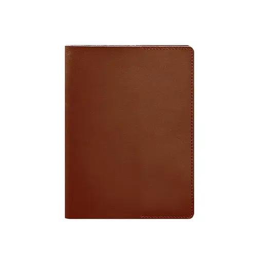 Шкіряна обкладинка для блокнота 6.0 (софт-бук) світло-коричнева - фото 7