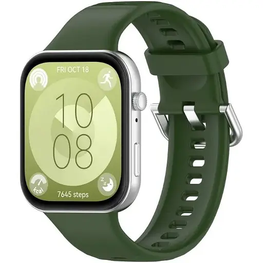 Ремінець DK CDK для Huawei Watch Fit 4 Pro Silicone Sport Classic (017792) (virid) - фото 2