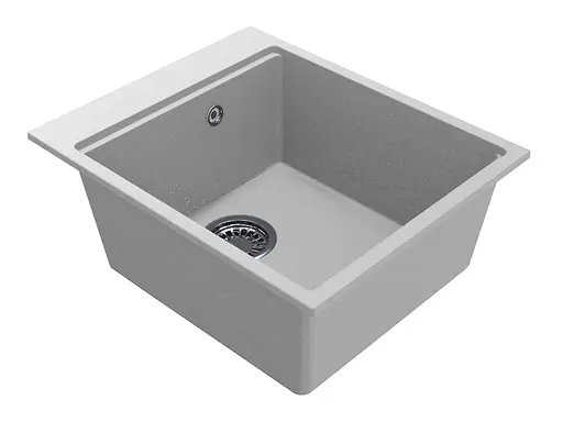 Кухонна мийка Miraggio Lagoon 420 white 0002222, Білий - фото 4