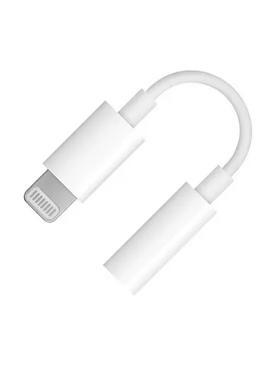 Аудиоадаптер Hoco LS34 Lightning (Male) to 3.5 digital audio converter 8 см - фото 1