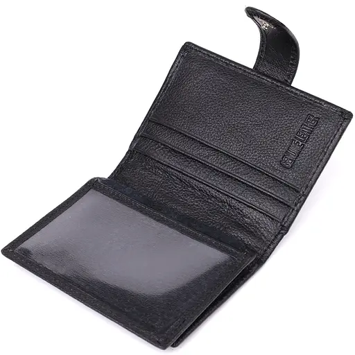 Мужской кошелек вертикальный из натуральной кожи ST Leather 7.5х10.5х1 см acs0029623 - фото 7