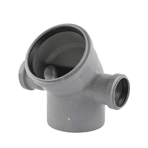 Колено TA Sewage2 пл 110x110х45+ 2х50х90° (левое+правое) SD00051456 - фото 1