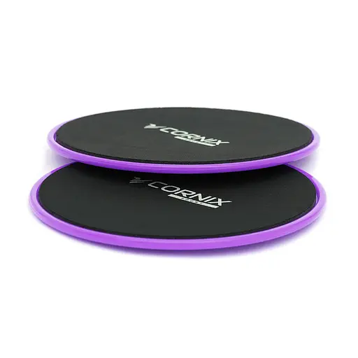 Диски-слайдери Cornix Sliding Disc для ковзання (глайдингу) 2 шт XR-0181 Purple - фото 3