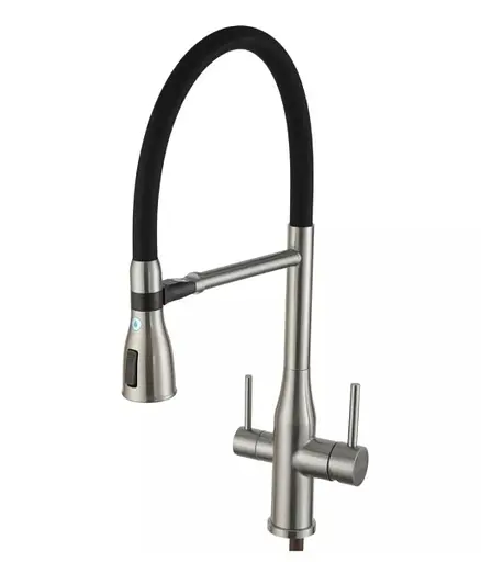 Змішувач для кухні Gappo з виходом для питної води, з гнучким виливом G4399-75 - фото 1