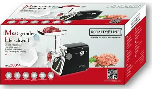 Электрическая мясорубка Royalty Line MG-5-red 500 Вт Red - фото 3