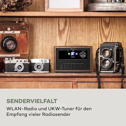 Радио-интернет Auna Silver Star CD Cube (10033004) Черный - фото 3