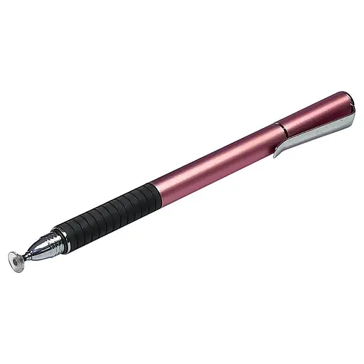 Стилус ємнісний, високоточний, Jot Pro двосторонній, алюмінієвий, з кріпленням, рожево-золотистий - фото 2