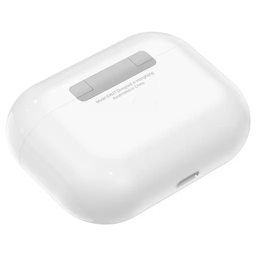 Бездротові навушники Hoco EW27, TWS, Bluetooth 5.3, з мікрофоном, 30mAh, 300mAh, 6h, білі - фото 5