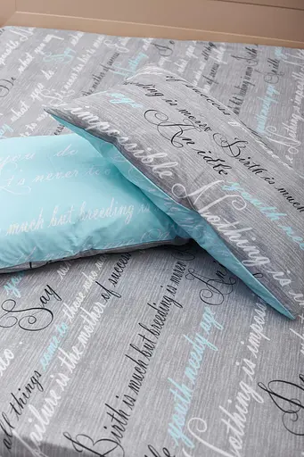 Комплект постільної білизни Moon&Star сімейний 143х210х2 наволочки 4х50х70 Autograph Mind Бязь Gold Люкс - фото 7