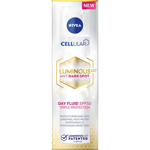 Денний флюїд Nivea Luminous 630 Потрійний захист SPF 50, 40 мл (94410) - фото 1