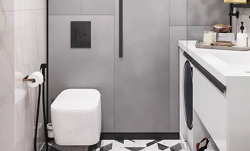 Інсталяція для унітазу Koer KT-0407 500x126x1150mm, без панелі змиву KR5341 - фото 9