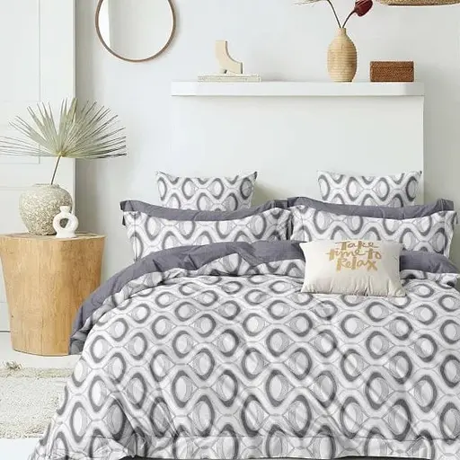 Комплект постільної білизни Viluta полуторний ранфорс 24311 100% бавовна - фото 1