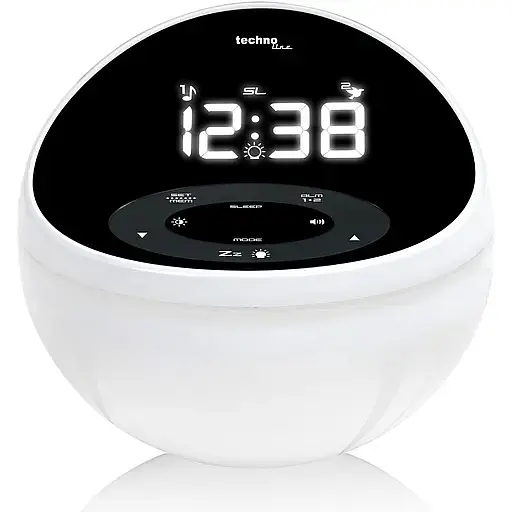 Часы настольные с радио Technoline WT500 Black/White (WT500) - фото 3