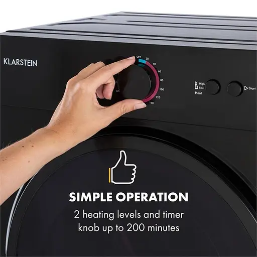 Сушильна машина Klarstein Jet Set 1020 Вт (10034512) - фото 4
