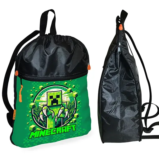 Шкільний рюкзак дитячий Minecraft + Сумка для взуття спортивної форми рюкзак-мішок для хлопчика (01735) - фото 2