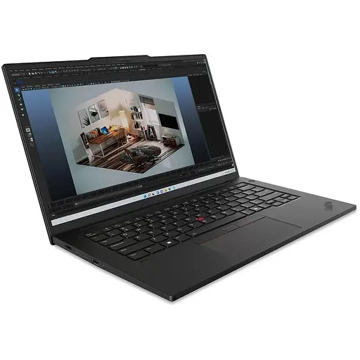 Ноутбук Lenovo ThinkPad P16s Gen 3 21KS000KPB,3840 x 2400,Ultra 7165H 16 C/22 T,1.4 GHz - 5 GHz,55 W