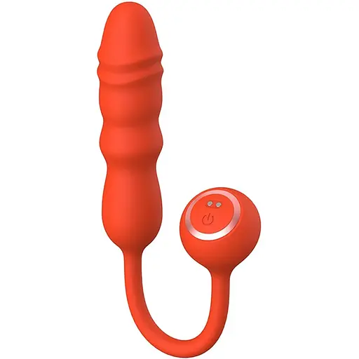 Вібратор Kissen Glitzі 26.8 см червоний