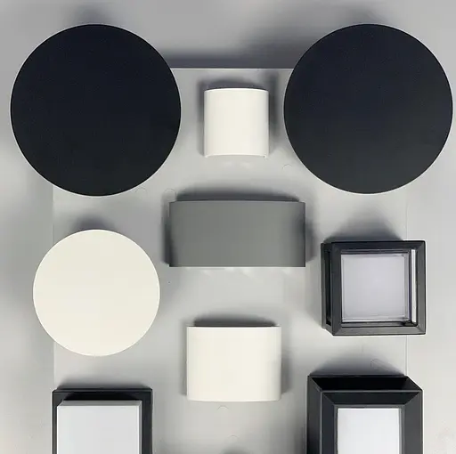 Настінний світильник-коло в білому корпусі Арт. AL8100 білий Line F - фото 2