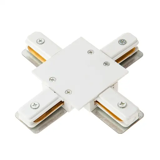 Конектор для врізной шини однофазний Imperium Light Light House 2 X-подібний (041304.01.01) - фото 1