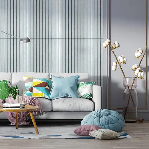 Покрытие виниловое самоклеющееся 3D рейки 600х600х2,8мм Скандинавский дуб SW-00002194 - фото 6