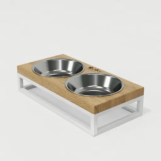 Hollky Base XS — миски на підставці для маленьких собак та котів (2 × 0,25 л) - фото 4