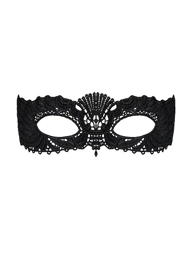 Еротична маска на очі Obsessive A700 One Size чорний - фото 4