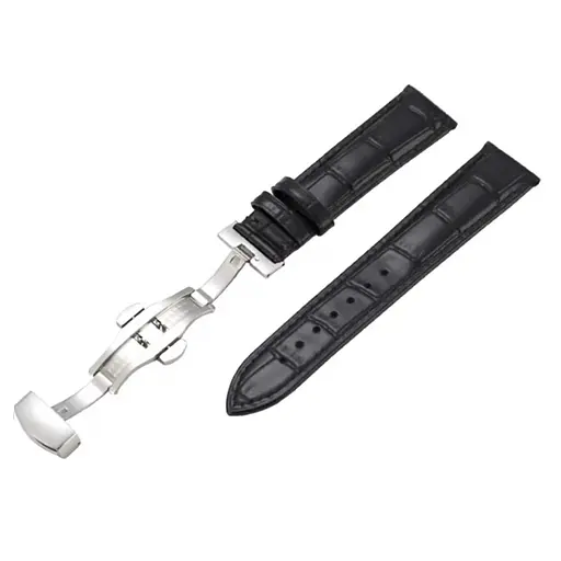 Ремінець шкіряний DeLuxe кліпсовий розмір 22