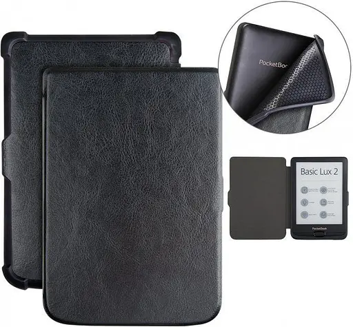 Чохол-книжка Airon Premium для Pocketbook 616/617/627/628/632/633 (Black) [72030] - фото 3